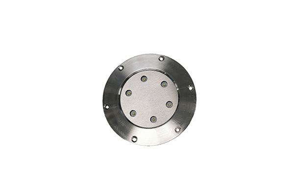 LED Maschinenleuchte HS-LED flat aus V4A Edelstahl und 6x  Cree LED