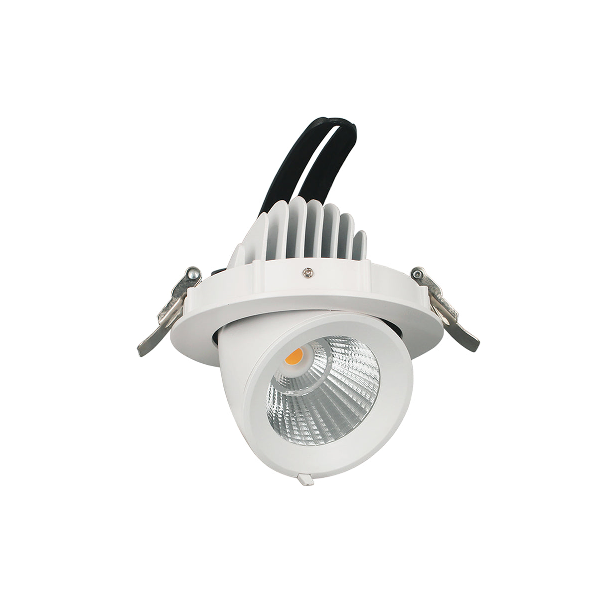 Einbaudownlight ORIO 10W zur Montage in Hohlraumdecken zum Ausklappen und verdrehen in weiß