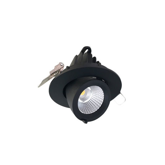 Einbaudownlight ORIO 10W zur Montage in Hohlraumdecken zum Ausklappen und verdrehen in schwarz