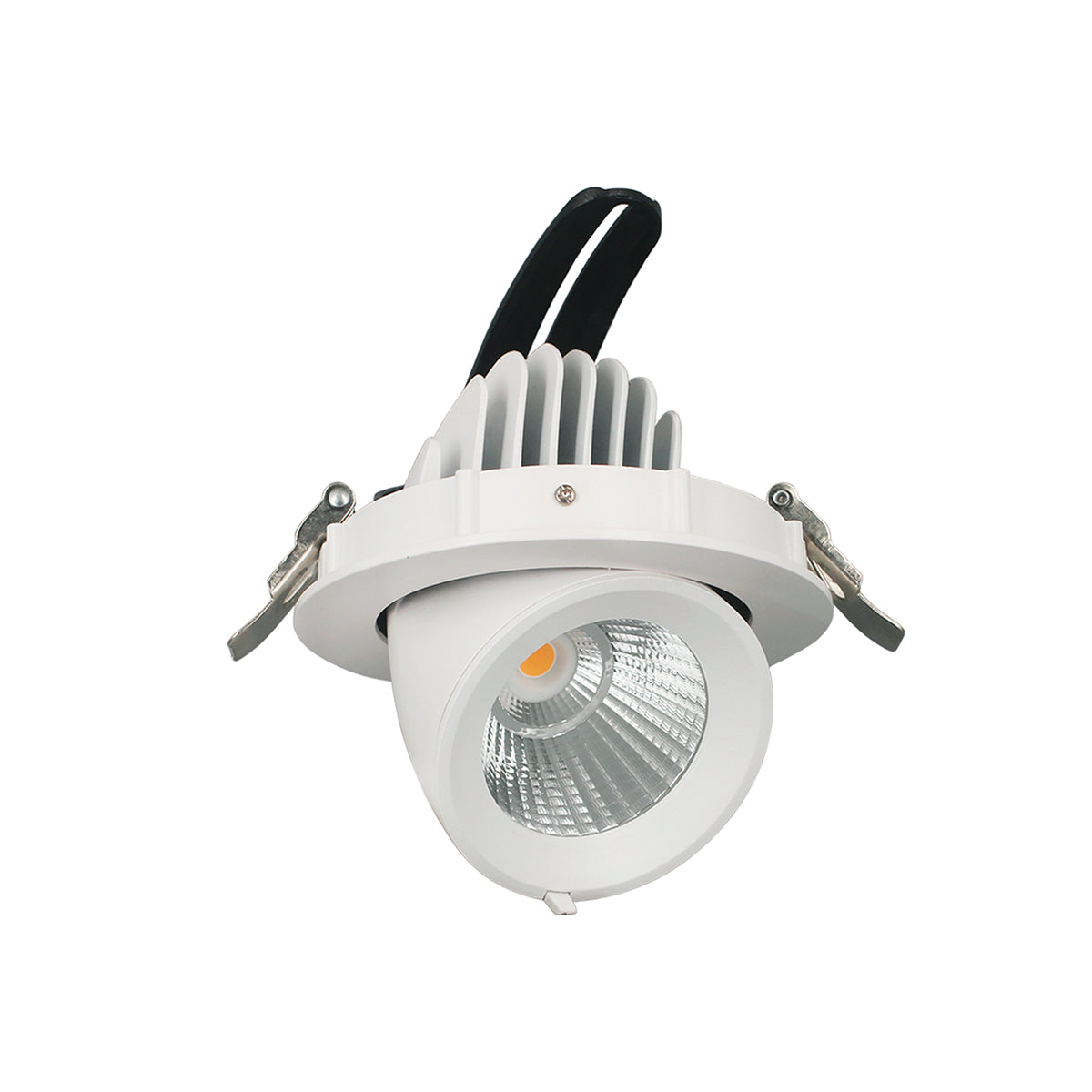 Einbaudownlight ORIO 20W zur Montage in Hohlraumdecken zum Ausklappen und verdrehen in weiß