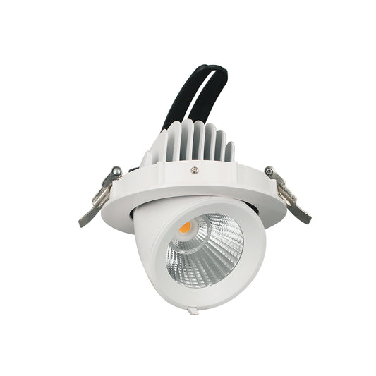 Einbaudownlight ORIO 20W zur Montage in Hohlraumdecken zum Ausklappen und verdrehen in weiß