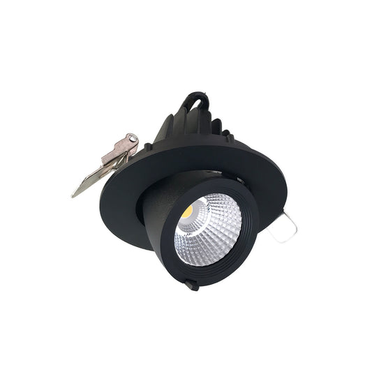 Einbaudownlight ORIO 20W zur Montage in Hohlraumdecken zum Ausklappen und verdrehen in schwarz