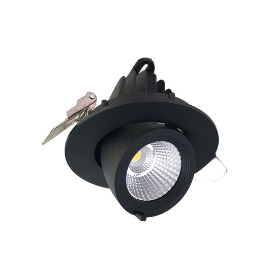 Einbaudownlight ORIO 30W zur Montage in Hohlraumdecken zum Ausklappen und verdrehen in schwarz