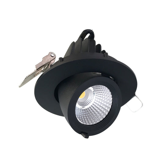 Einbaudownlight ORIO 40W-50W zur Montage in Hohlraumdecken zum Ausklappen und verdrehen in schwarz