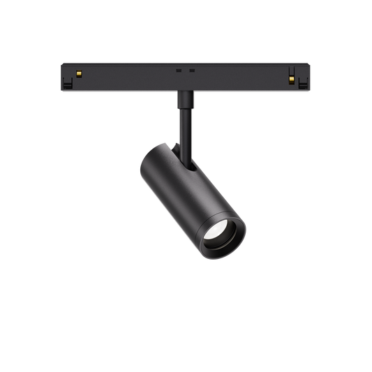 6W Schienenstrahler Zoom D35 schwarz für 48V Stromschienen