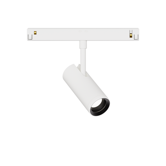 6W Schienenstrahler Zoom D35 weiß für 48V Stromschienen