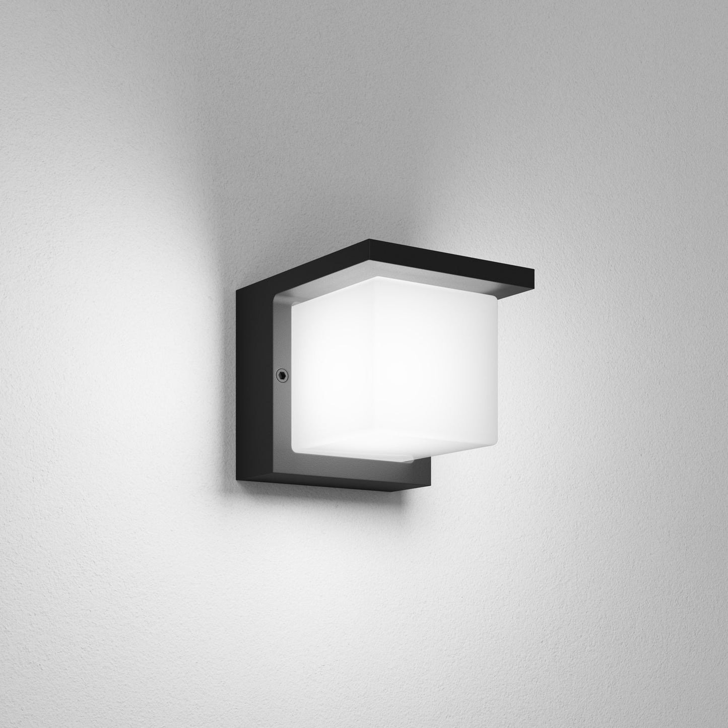 LIMA Wandleuchte von DLS Lighting Würfelform in Schwarz