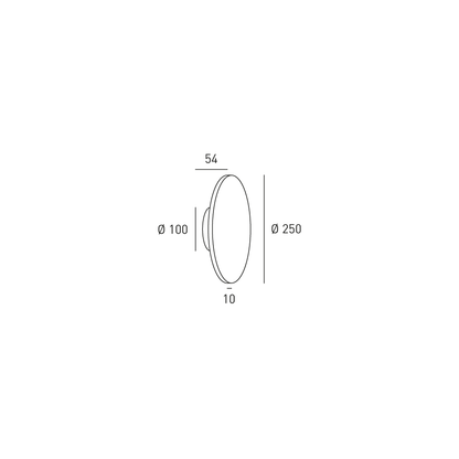 Skizze Wandleuchte Orbit 2 von DLS Lighting